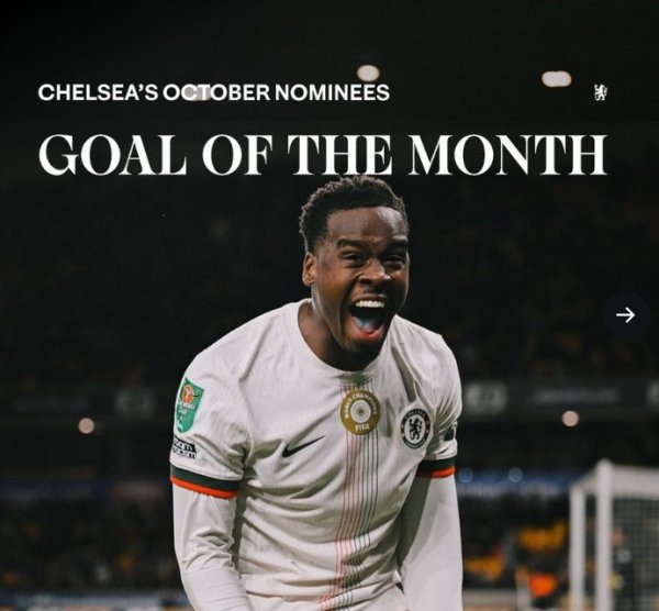 The Blues’ official candidates for the best goal of the month in October: Kessez’s long-range shot and Gittens’ weird arc are on the list